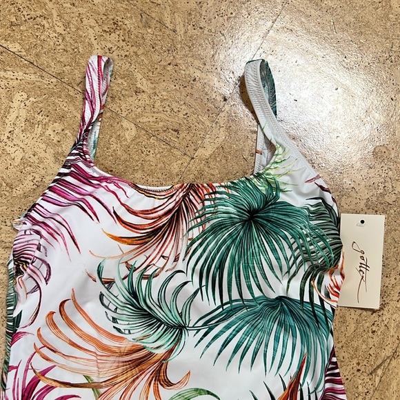 NWT Gottex‎ Contour 2 Piece Tankini Swimsuit Bathing Suit  Size 12 style MJ931 - Picture 2 of 9